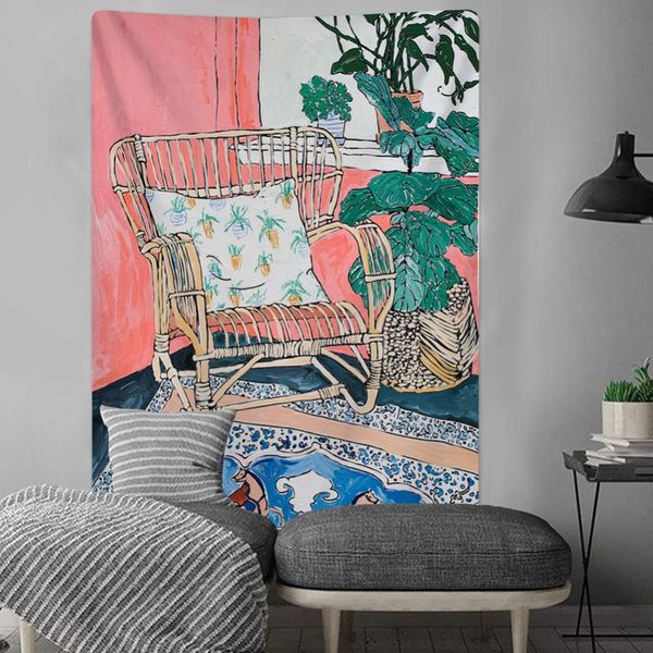 tapestries bedside nordic tapestry painting plant bedroom wallcovering wall hanging dorm room tapisserie mural korean home decor ed50gt 
tapestries bedside nordic tapestry painting plant bedroom wallcovering wall hanging dorm room tapisserie mural korean home decor ed50gt