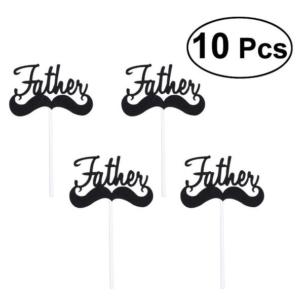 other festive & party supplies 10pcs glitter father mustache cake picks cupcake ers decorations for father's day favors (golden)
other festive & party supplies 10pcs glitter father mustache cake picks cupcake ers decorations for father's day favors (golden)