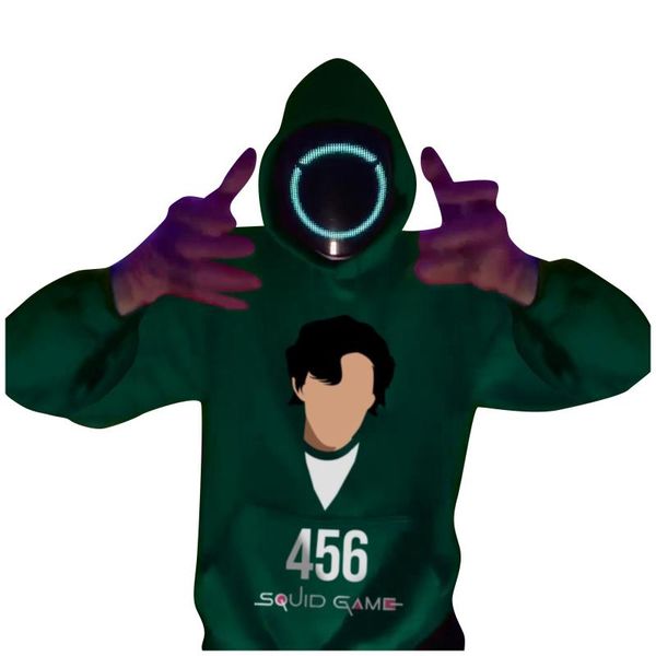 men's hoodies & sweatshirts squid game hoodie and women's autumn winter sports fleece hooded pullover fun print long sleeve pocket, Black
men's hoodies & sweatshirts squid game hoodie and women's autumn winter sports fleece hooded pullover fun print long sleeve pocket, Black
