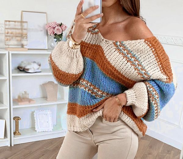 fashion sweater autumn and winter 2021 casual loose solid color printed t-shirt v-neck for women, White;black
fashion sweater autumn and winter 2021 casual loose solid color printed t-shirt v-neck for women, White;black