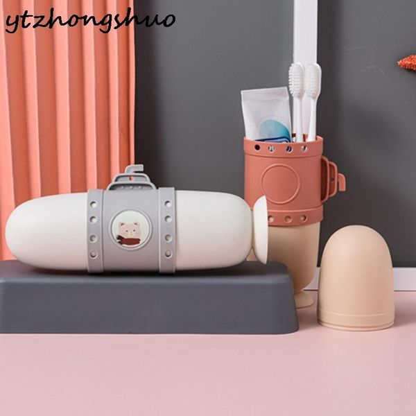 simple travel portable toothbrush toothpaste storage box cute cartoon submarine shape tooth washing cup bottles & jars
simple travel portable toothbrush toothpaste storage box cute cartoon submarine shape tooth washing cup bottles & jars