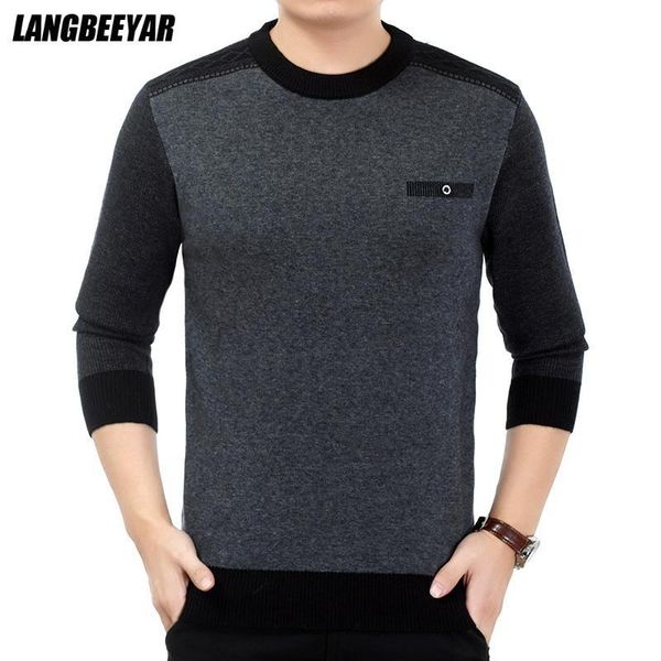 men's sweaters thick fashion brand knit pullover patchwork sweater autum winter casual crew neck jumper men quality clothes, White;black
men's sweaters thick fashion brand knit pullover patchwork sweater autum winter casual crew neck jumper men quality clothes, White;black