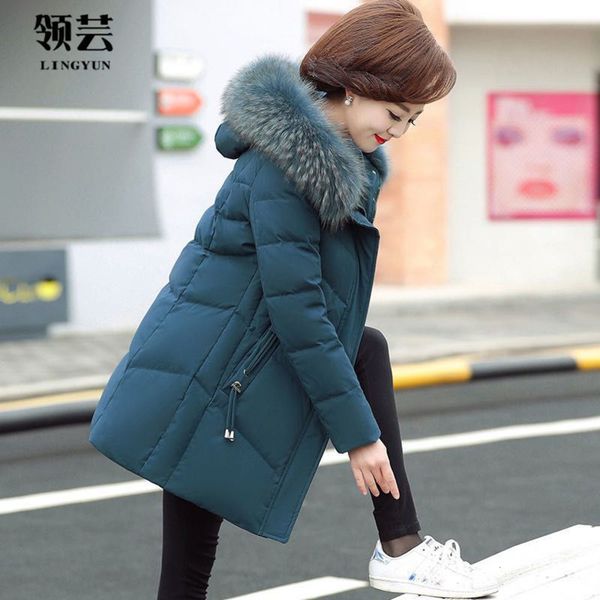 middle aged and down cotton winter mother fashion simple medium long short coat tide, Black
middle aged and down cotton winter mother fashion simple medium long short coat tide, Black