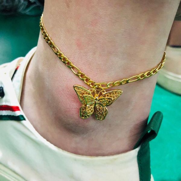 anklets butterfly for women boho jewelry stainless steel leg chain animal ankle bracelet 2021 beach accessories friend gift, Red;blue
anklets butterfly for women boho jewelry stainless steel leg chain animal ankle bracelet 2021 beach accessories friend gift, Red;blue