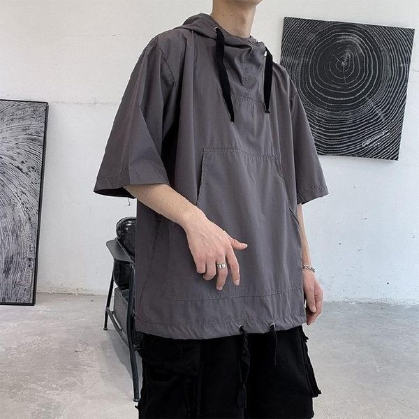 men's hooded black t shirts woman fashion short sleeve t-shirt 2021 man harajuku streetwear tees clothing t-shirts, White;black
men's hooded black t shirts woman fashion short sleeve t-shirt 2021 man harajuku streetwear tees clothing t-shirts, White;black