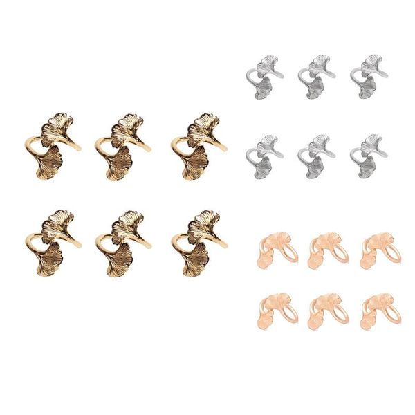 napkin rings 6pcs ring ginkgo leaf restaurant metal buckle holder el table decoration
napkin rings 6pcs ring ginkgo leaf restaurant metal buckle holder el table decoration