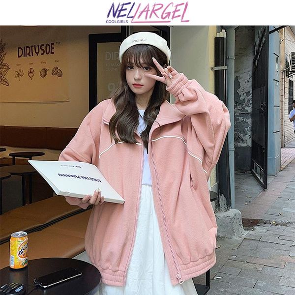 women's jackets nellargel women reflective velvet harajuku y2k coats 2021 female windbreaker japanese streetwear coat girl baggy jacket, Black;brown
women's jackets nellargel women reflective velvet harajuku y2k coats 2021 female windbreaker japanese streetwear coat girl baggy jacket, Black;brown