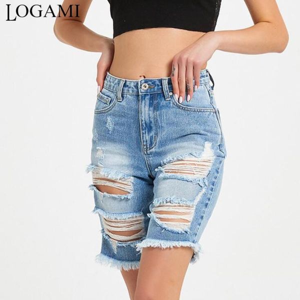 women's jeans logami knee length for women ripped denim pants woman holes straight jean high waist, Blue
women's jeans logami knee length for women ripped denim pants woman holes straight jean high waist, Blue