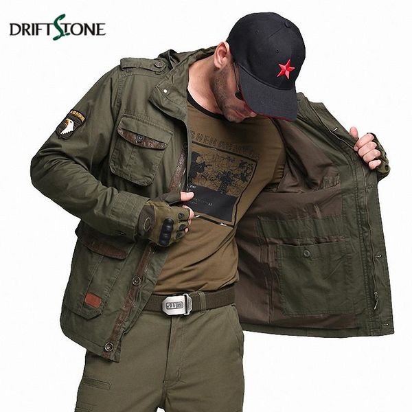 men's jackets winter autumn us army tactical jacket men multi-pockets hoodie military field cotton flight pilot coat windbreaker, Black;brown
men's jackets winter autumn us army tactical jacket men multi-pockets hoodie military field cotton flight pilot coat windbreaker, Black;brown