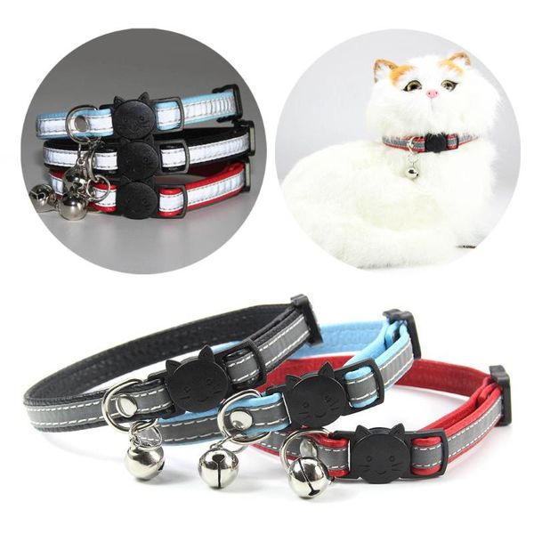 cat collars & leads cute collar with a small bell reflective to prevent loss pet accessories can hang id tags necklace
cat collars & leads cute collar with a small bell reflective to prevent loss pet accessories can hang id tags necklace