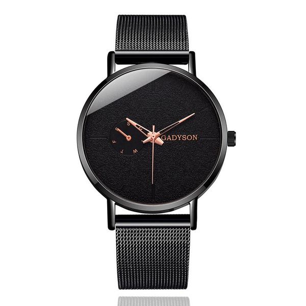 wristwatches 2021 men's watch stainless steel pin buckle strap direction hand dial sports waterproof quartz watch relogio, Slivery;brown
wristwatches 2021 men's watch stainless steel pin buckle strap direction hand dial sports waterproof quartz watch relogio, Slivery;brown