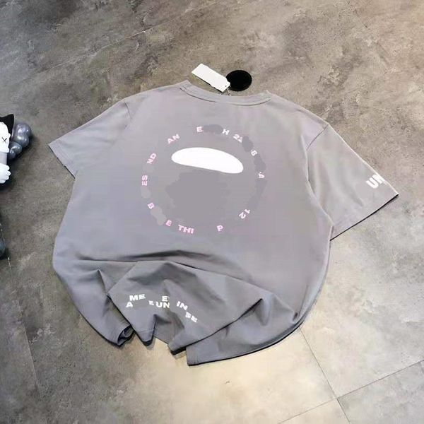 2021 spring and summer new grey contrast lovers' letters casual loose round neck short sleeve t-shirt, White
2021 spring and summer new grey contrast lovers' letters casual loose round neck short sleeve t-shirt, White