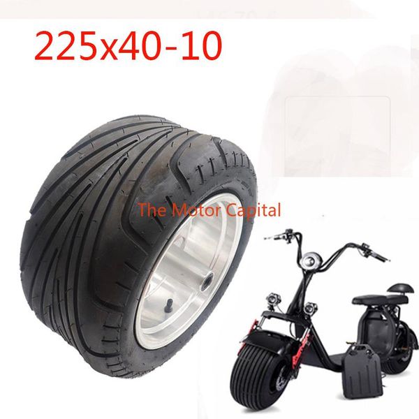 motorcycle wheels & tires 225x40-10 wide tire 225/40-10 tubeless with wheel hub for citycoco electric scooter modification parts
motorcycle wheels & tires 225x40-10 wide tire 225/40-10 tubeless with wheel hub for citycoco electric scooter modification parts