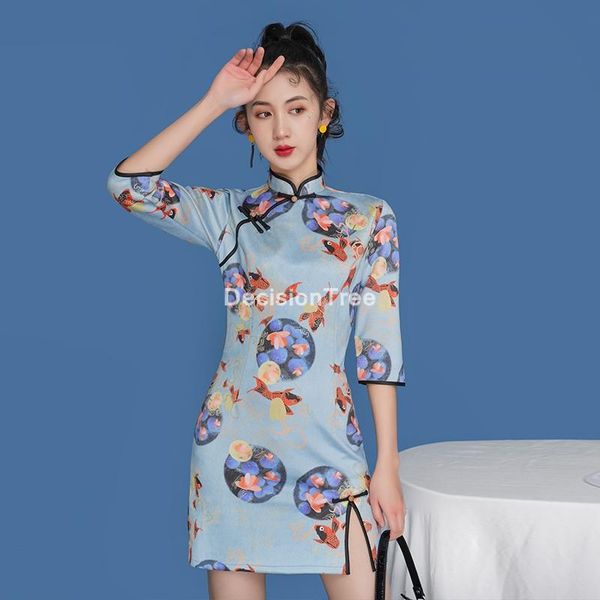 cheongsam dress woman floral chinese traditional costumes qipao oriental satin elegant party ethnic clothing, Red
cheongsam dress woman floral chinese traditional costumes qipao oriental satin elegant party ethnic clothing, Red
