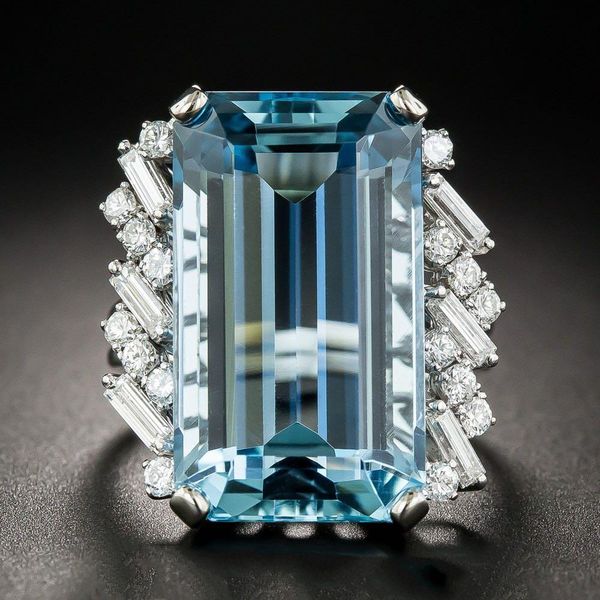 size 6-10 vintage fashion jewelry 925 sterling silver large emerald cut aquamarine cz crystal party eternity women wedding band finger ring, Slivery;golden
size 6-10 vintage fashion jewelry 925 sterling silver large emerald cut aquamarine cz crystal party eternity women wedding band finger ring, Slivery;golden