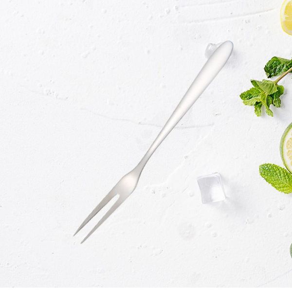 stainless steel fruit forks two-tine dessert long handle pitchforks for cake beefsteak (silver)
stainless steel fruit forks two-tine dessert long handle pitchforks for cake beefsteak (silver)