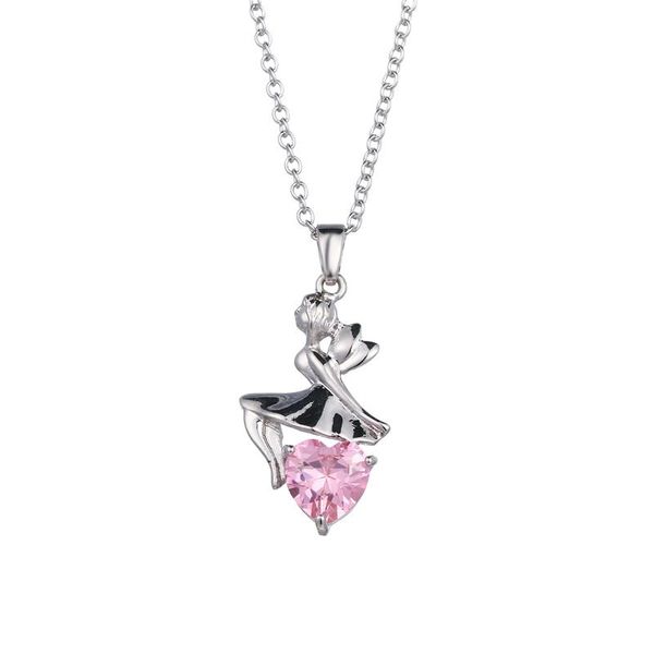 bettyue brand charm trendy originality cubic zircon white gold pink jewelry little fairy necklaces for women lovers wedding gift chains, Silver
bettyue brand charm trendy originality cubic zircon white gold pink jewelry little fairy necklaces for women lovers wedding gift chains, Silver