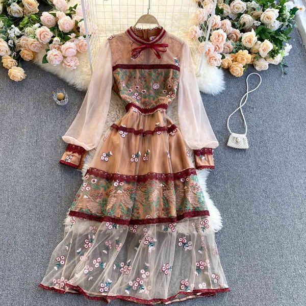 dresses mesh embroidery flower women french sleeve a-line es spring chic streetwear midi, Black;gray
dresses mesh embroidery flower women french sleeve a-line es spring chic streetwear midi, Black;gray