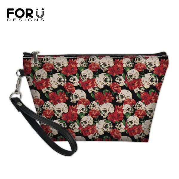 fashion skull and rose style female cosmetic bag women portable travel toiletry cases storage bags mujer
fashion skull and rose style female cosmetic bag women portable travel toiletry cases storage bags mujer
