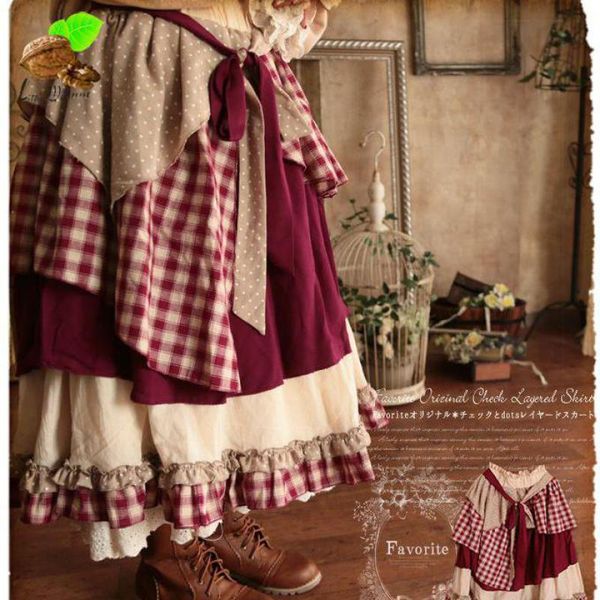 skirts women winter vintage lolita style plaid a-line hollow out casual loose mori female lattice all-wild skirt clothes, Black
skirts women winter vintage lolita style plaid a-line hollow out casual loose mori female lattice all-wild skirt clothes, Black