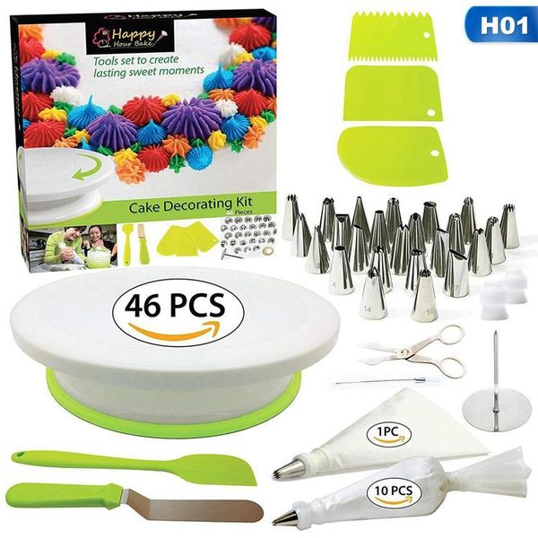 baking & pastry tools cake decorating piping sets 46 pcs reusable bag scraper flower cream tips converter
baking & pastry tools cake decorating piping sets 46 pcs reusable bag scraper flower cream tips converter