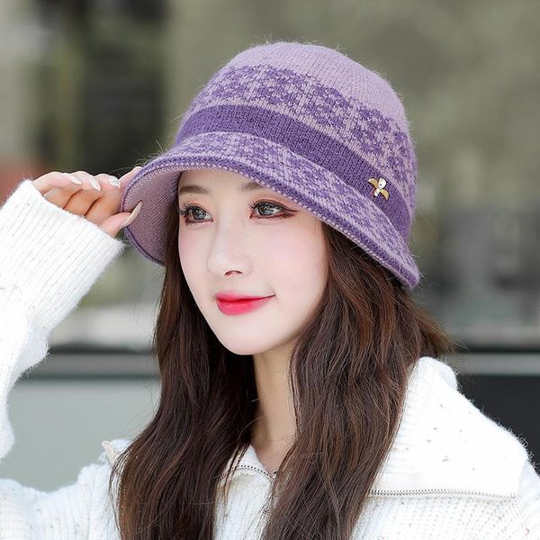berets 2021 winter fedoras women middle aged hair knitted cap earmuffs jacquard plus velvet keep warm diamond hats, Blue;gray
berets 2021 winter fedoras women middle aged hair knitted cap earmuffs jacquard plus velvet keep warm diamond hats, Blue;gray
