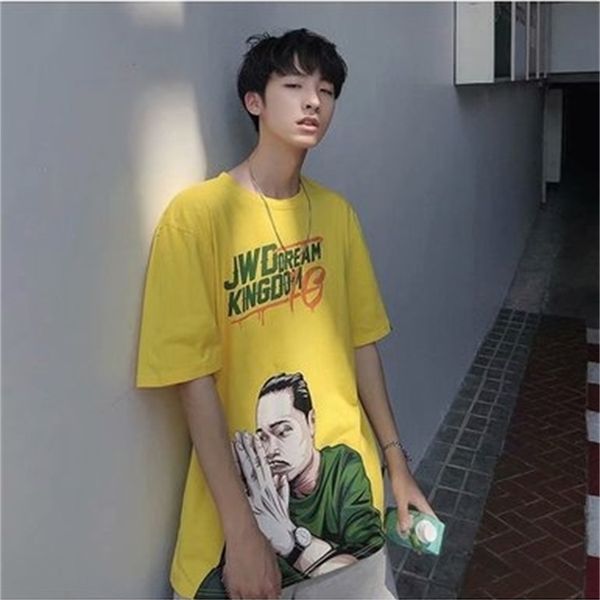 short-sleeved t-shirt men's solid color round neck cotton lined with summer trend slim fit 210420, White;black
short-sleeved t-shirt men's solid color round neck cotton lined with summer trend slim fit 210420, White;black