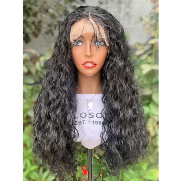 synthetic wigs 180% density 26inch natural black long loose wave lace front wig for women hairline with baby hair
synthetic wigs 180% density 26inch natural black long loose wave lace front wig for women hairline with baby hair