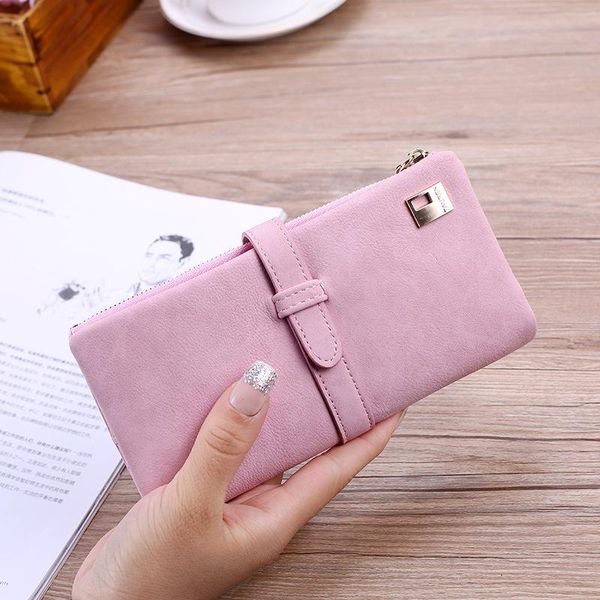 wallets 2021 fresh korean version of the long section purse fashion matte surface fold wallet card package, Red;black
wallets 2021 fresh korean version of the long section purse fashion matte surface fold wallet card package, Red;black