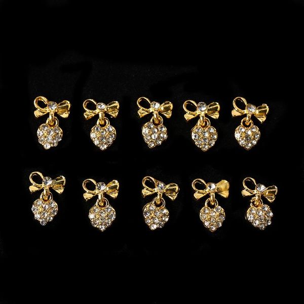 10pcs 3d gold bowknot love glitter rhinestones for nail art decorations accessories jewelry alloy girl manicure diy tips, Silver;gold
10pcs 3d gold bowknot love glitter rhinestones for nail art decorations accessories jewelry alloy girl manicure diy tips, Silver;gold