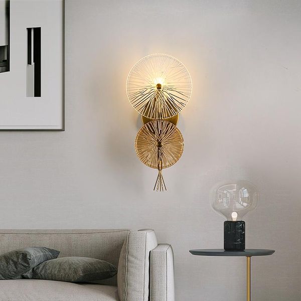 wall lamp nordic led luxury round glass light bedroom bedside living room aisle background home decoration sconce
wall lamp nordic led luxury round glass light bedroom bedside living room aisle background home decoration sconce