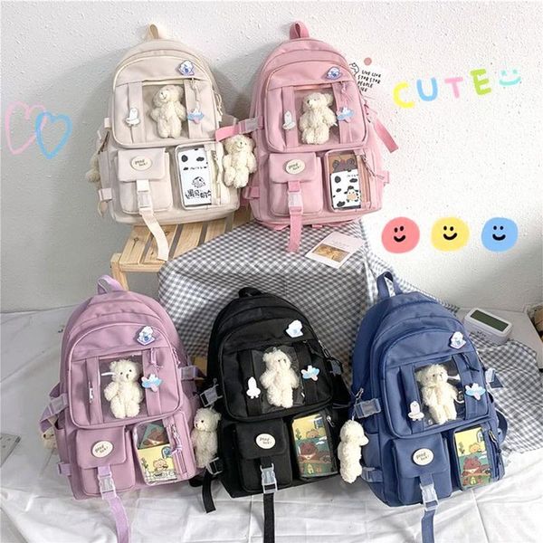 school bags cute girls backpack women large capacity ins simple for teens female korean harajuku student bookbag ladies
school bags cute girls backpack women large capacity ins simple for teens female korean harajuku student bookbag ladies