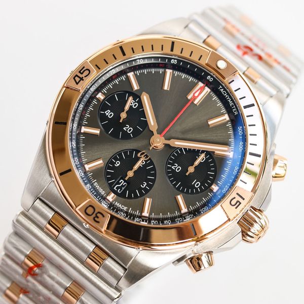 bretiling mens automatic watches gold color calendar 42mm dial 7750 movement 316l fine steel case man watch gf factory, Slivery;brown
bretiling mens automatic watches gold color calendar 42mm dial 7750 movement 316l fine steel case man watch gf factory, Slivery;brown