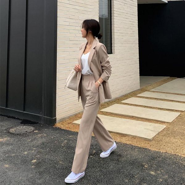 women's two piece pants women elegant office ladies pantsuits classic 2 pieces set fashion single breasted full sleeve blazer female bu, White
women's two piece pants women elegant office ladies pantsuits classic 2 pieces set fashion single breasted full sleeve blazer female bu, White