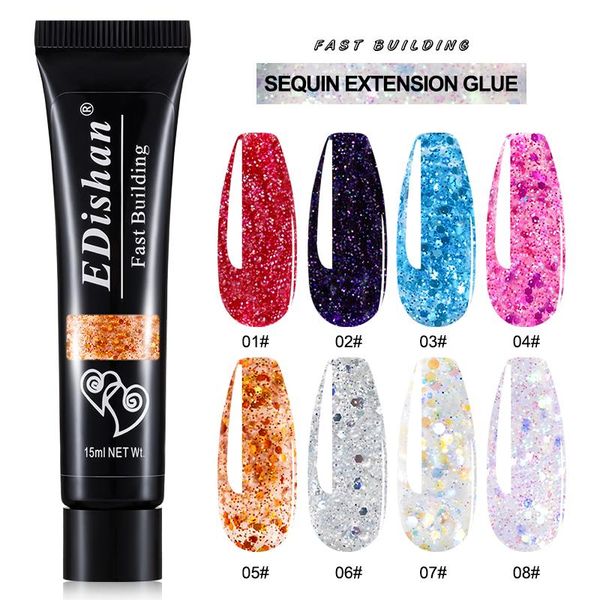 nail gel art extension glue painless and quick crystal polish sequin, Red;pink
nail gel art extension glue painless and quick crystal polish sequin, Red;pink
