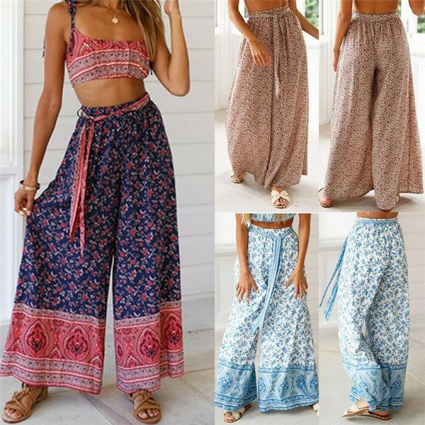 women's pants & capris hirigin est summer womens floral flared palazzo long trousers wide leg high loose harem lady, Black;white
women's pants & capris hirigin est summer womens floral flared palazzo long trousers wide leg high loose harem lady, Black;white