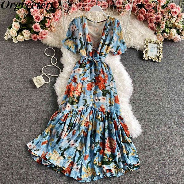 temperament beach dress seaside vacation v-neck print short sleeve single-breasted chiffon long female vestido de mujer 210525, Black;gray
temperament beach dress seaside vacation v-neck print short sleeve single-breasted chiffon long female vestido de mujer 210525, Black;gray