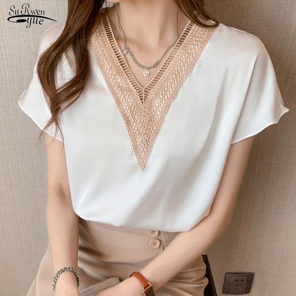 women's blouses & shirts 2021 summer white women shirt office short sleeve clothing chiffon blouse and blusas mujer de moda 15200
women's blouses & shirts 2021 summer white women shirt office short sleeve clothing chiffon blouse and blusas mujer de moda 15200