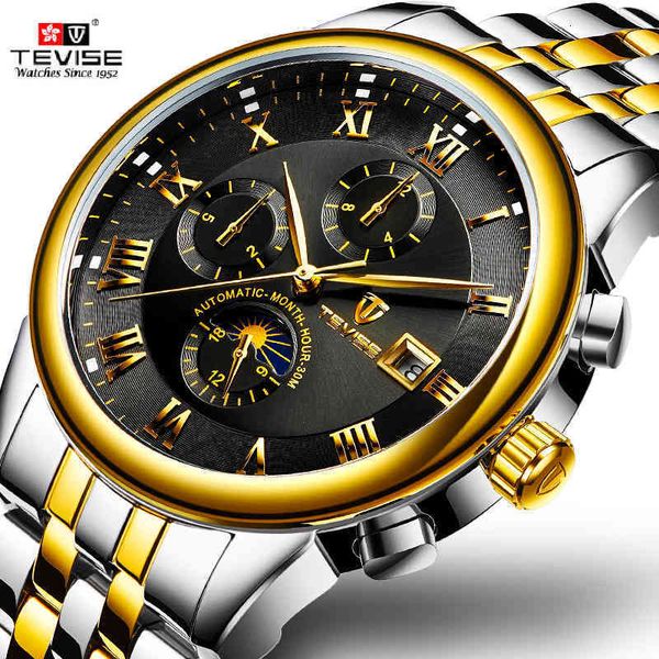 fully automatic mechanical watches men brand luxury calendar multifunctional man waterproof erkek kol saati reloj, Slivery;brown
fully automatic mechanical watches men brand luxury calendar multifunctional man waterproof erkek kol saati reloj, Slivery;brown