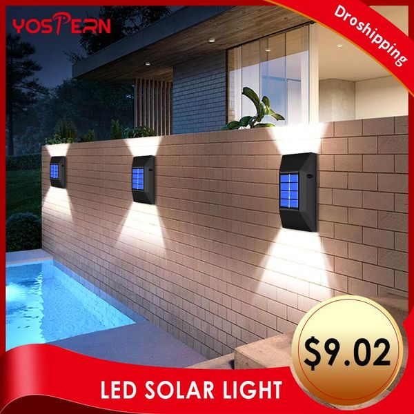 solar lamps yospern led light outdoor waterproof lighting powered wall for garden decoration street
solar lamps yospern led light outdoor waterproof lighting powered wall for garden decoration street