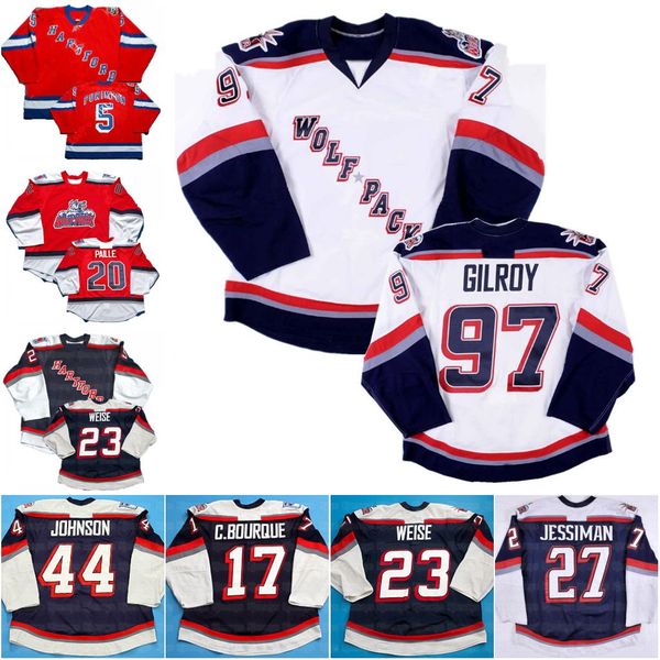 97 matt gilroy hartford wolf hockey jersey tomas kundratek pack dale purinton tony tuzzolino harder witehall derek armstrong manny mala jers, Black
97 matt gilroy hartford wolf hockey jersey tomas kundratek pack dale purinton tony tuzzolino harder witehall derek armstrong manny mala jers, Black
