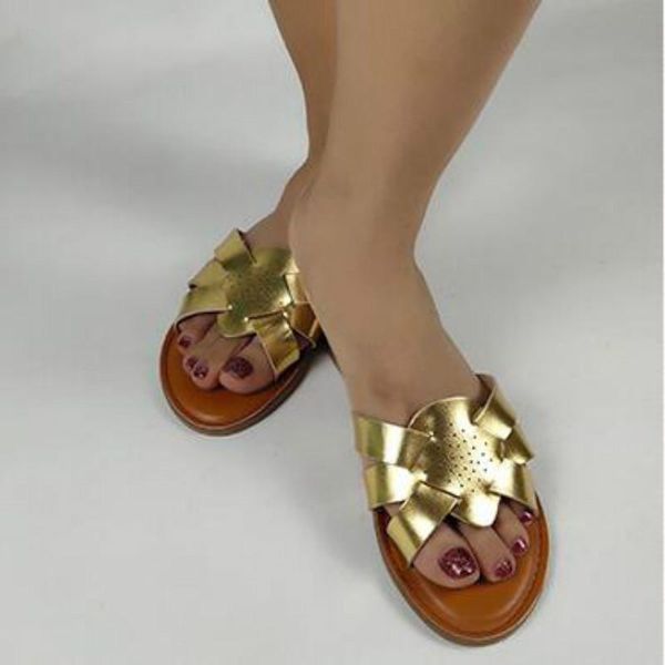 fashion women slippers summer outside rubber sole ladies footwear large size gold woman slides hollow female shoe, Black
fashion women slippers summer outside rubber sole ladies footwear large size gold woman slides hollow female shoe, Black
