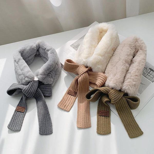 hats, scarves & gloves sets winter warm wool collar neck protection knitting women's imitation plush thickened fur versatile scarf, Blue;gray
hats, scarves & gloves sets winter warm wool collar neck protection knitting women's imitation plush thickened fur versatile scarf, Blue;gray