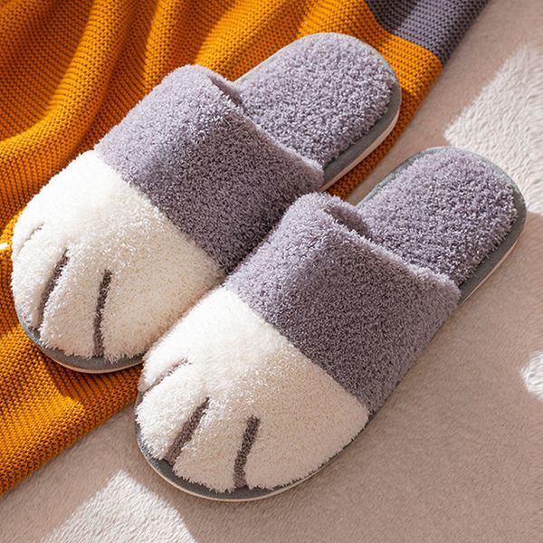 winter house cute cat paw slipper women fur slippers bedroom floor mute lovers plush shoes nonslip indoor women fluffy footwear, Black
winter house cute cat paw slipper women fur slippers bedroom floor mute lovers plush shoes nonslip indoor women fluffy footwear, Black