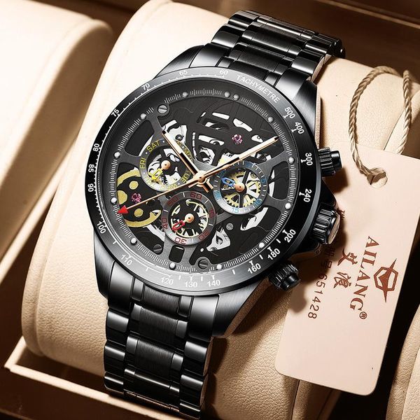 wristwatches ailang men mechanical watches automatic watch male business stainless steel waterproof clock relogio masculino, Slivery;brown
wristwatches ailang men mechanical watches automatic watch male business stainless steel waterproof clock relogio masculino, Slivery;brown