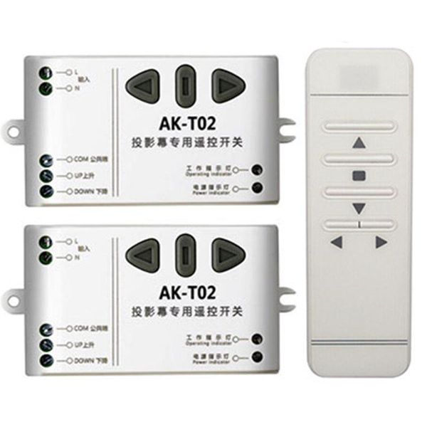 smart home control ak-t02 ac 220v motor garage door / projection screen shutters digital display intelligent rf wireless remote switch
smart home control ak-t02 ac 220v motor garage door / projection screen shutters digital display intelligent rf wireless remote switch
