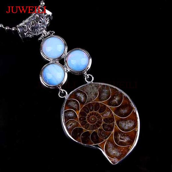 pendants half ammonite conch necklaces 3 natural stone beads juweili jewelry charms women men amulet, Black
pendants half ammonite conch necklaces 3 natural stone beads juweili jewelry charms women men amulet, Black