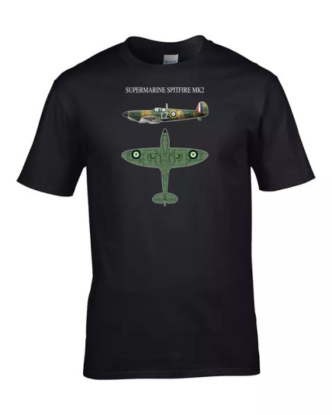 supermarine spitfire mk2 ww2 raf aircraft- ww2 military men's t-shirt, White;black
supermarine spitfire mk2 ww2 raf aircraft- ww2 military men's t-shirt, White;black