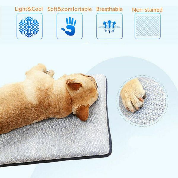 gel cooling mat for dog cat pet self pillow summer weather bed 48x38 kennels & pens
gel cooling mat for dog cat pet self pillow summer weather bed 48x38 kennels & pens