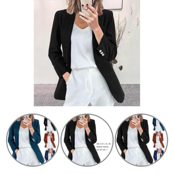 women's suits & blazers stylish temperament lapel jacket autumn winter skin-friendly, White;black
women's suits & blazers stylish temperament lapel jacket autumn winter skin-friendly, White;black